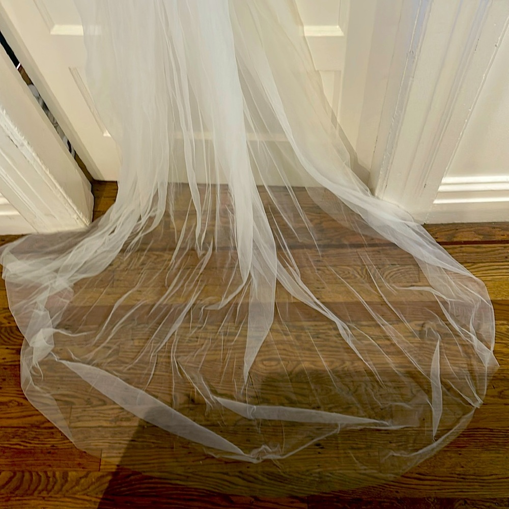Grace loves lace cathedral length veil